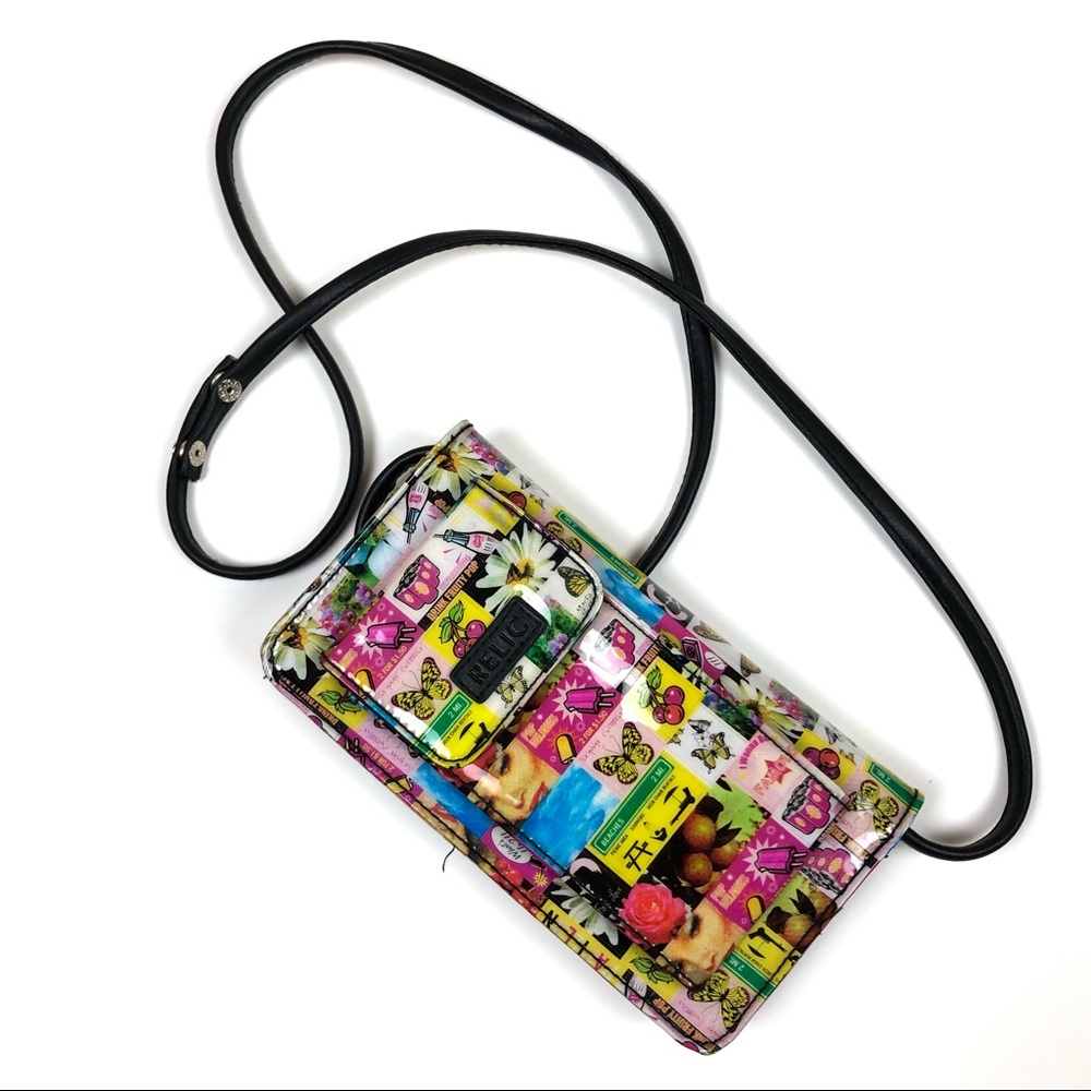 Y2K Vintage Vinyl Fashion Print Shoulder Bag